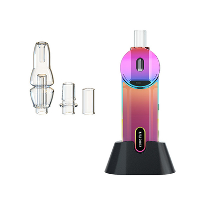 Boquilla seca de cerámica de la cámara 2000mah Herb Tank Water Bubbler Glass