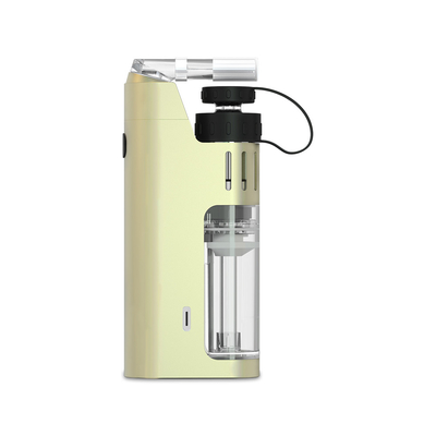 boquilla de Pen Cbd Oil Curved Glass del vaporizador del concentrado 3000Mah 18650