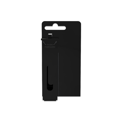 Cerradura de empaquetado de la prueba del niño de la caja de Vape de la ampolla negra para el cartucho del tanque de cristal 0.5ml