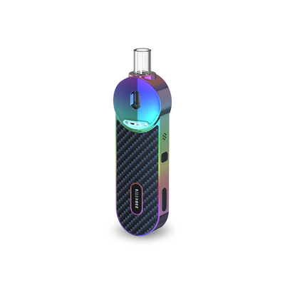 Hierba seca 2000mAh de la boquilla de la marijuana del vaporizador de cristal de la goma con el muelle de carga