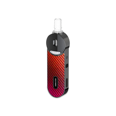Hierba seca 2000mAh de la boquilla de la marijuana del vaporizador de cristal de la goma con el muelle de carga