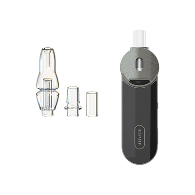 adaptador seco de Herb Vaporizer With Glass Bong de la flor de 2000mAh Marijunna