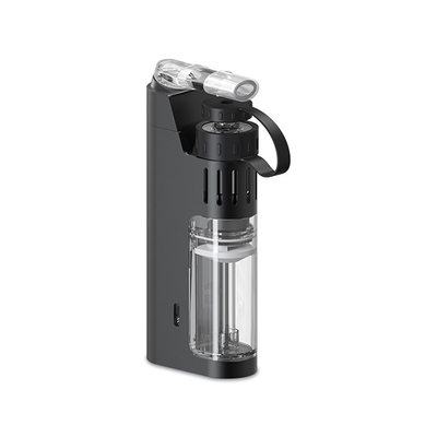 La pluma de cristal curvada 3000mah del vaporizador del concentrado de la boquilla salpica la cera Vape