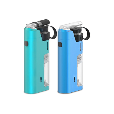La pluma de cristal curvada 3000mah del vaporizador del concentrado de la boquilla salpica la cera Vape