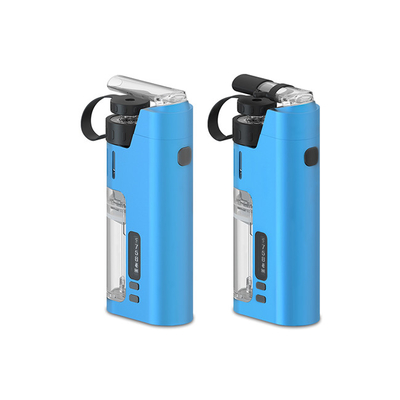 2 en 1 pelele de cristal del dispositivo de Smart E Rig Concentrates Vape Pen Battery del aceite que fuma