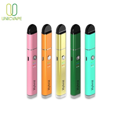 Precaliente la bobina híbrida 650Mah del cuarzo de Cbd de la pluma del vaporizador de la cera del concentrado