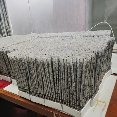 Brown blanco pre rueda el papel de arroz del cono modificó tamaños para requisitos particulares 109m m 1gram