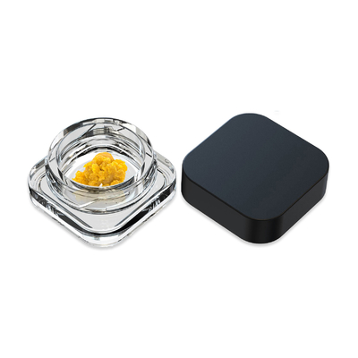 Los tarros de cristal del lenguado de la pequeña cera concentran la categoría alimenticia del envase 5ml 7ml 10ml